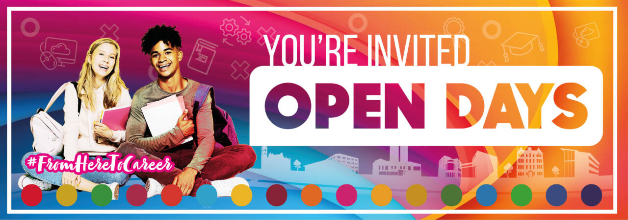 Open Days landing page graphic 2025