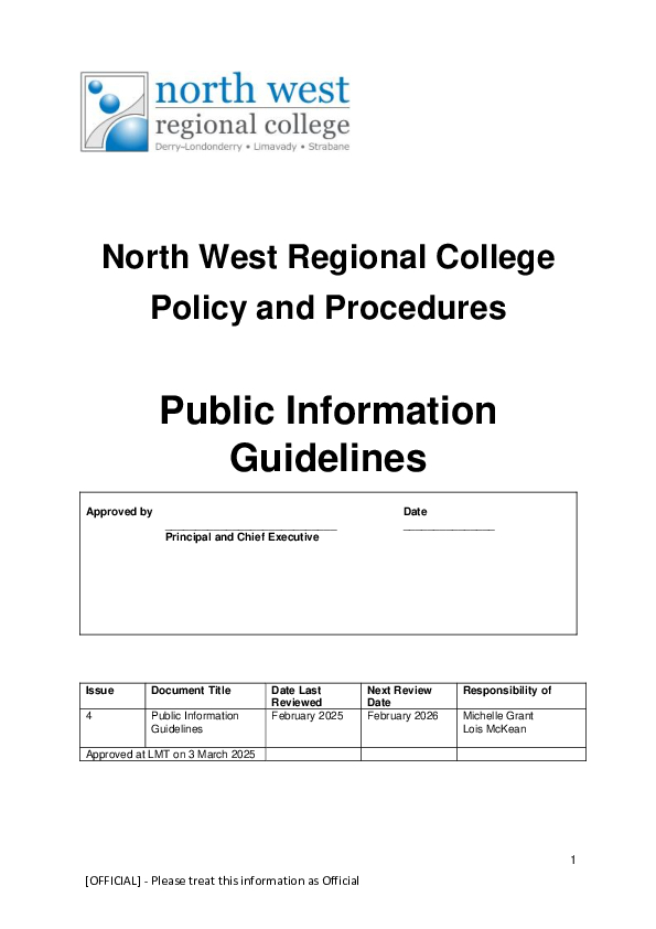 FOI – Access to Information Policy